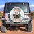 Custom JP Tire Cover With Camera Hole, I Took A Dna Test Turns Out Im 100% The Crazy Bitch Spare Tire Cover CTM Custom - Printyourwear
