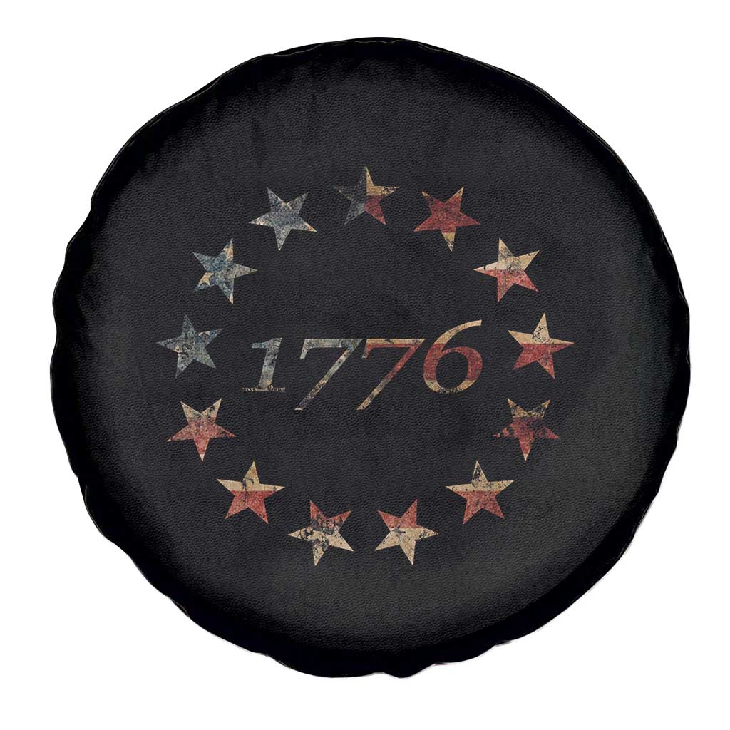 13 Star Flag Betsy Ross Distressed American Flag 1776 USA Spare Tire Cover 4th Of July TS11 Print Your Wear