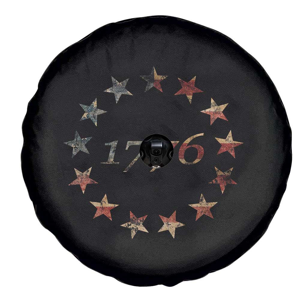 13 Star Flag Betsy Ross Distressed American Flag 1776 USA Spare Tire Cover 4th Of July TS11 Print Your Wear