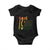 13th Amendment of U.S. Constitution Baby Onesie Juneteenth Black History TS11 Black Print Your Wear