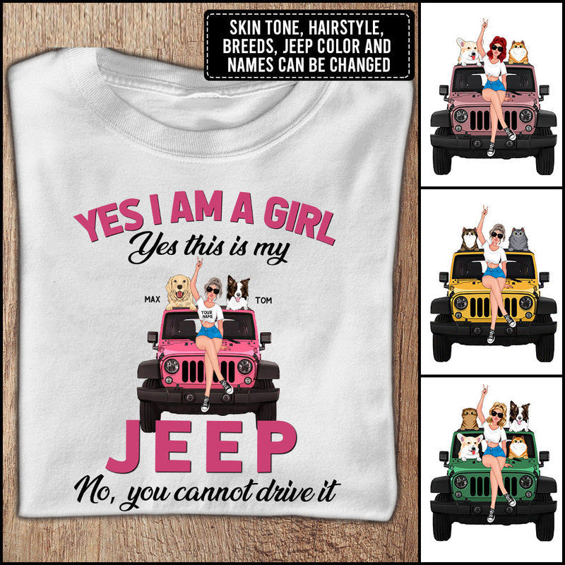 Custom JP Tee Shirts I Am A Girl This Is My JP You Cannot Drive It CTM Youth Custom - Printyourwear