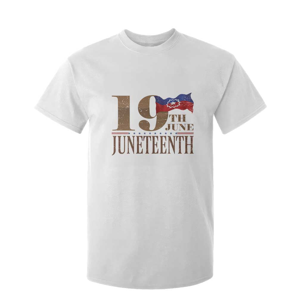 19th June Juneteenth Freedom Day T Shirt For Kid Juneteenth Flag TS11 White Print Your Wear