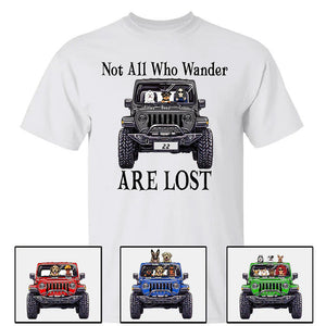 Custom JP Shirts, Not All Who Wander Are Lost, JP Dog JP Cat Apparel CTM00 Custom - Printyourwear