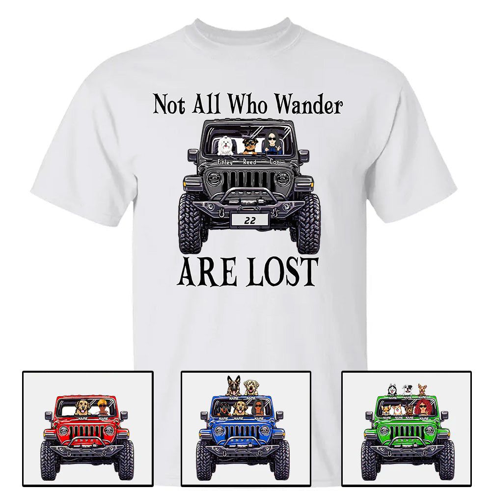 Custom JP Shirts, Not All Who Wander Are Lost, JP Dog JP Cat Apparel CTM00 Custom - Printyourwear