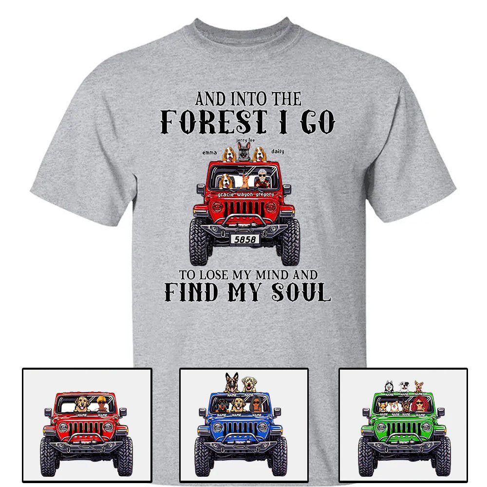 Custom JP Shirts, And Into The Forest I Go To Lose My Mind And Find My Soul, JP Dog JP Cat Apparel CTM00 Hoodie Youth Custom - Printyourwear