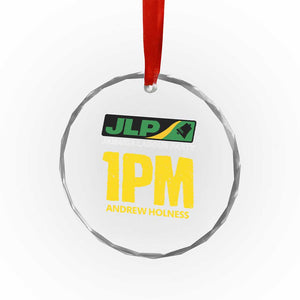 1PM Andrew Holness Crystal Glass Ornament Support JLP Jamaica Labour Party TS02 Print Your Wear