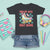 1st Grade T Shirt For Kid Rolling Into First Grade Roller Skate Back To School Girls TS02 Purple Printyourwear