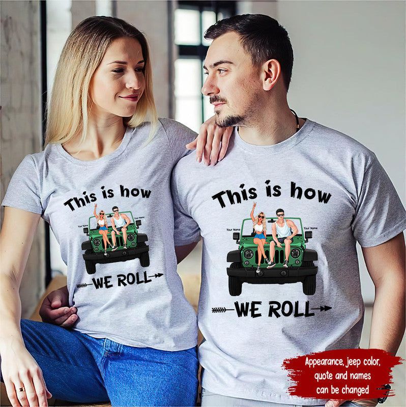Custom JP Shirt This Is How We Roll JP Couple CTM Youth Custom - Printyourwear