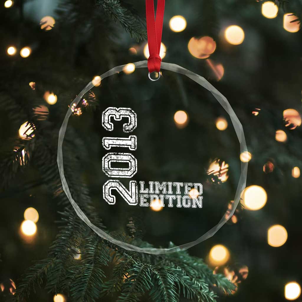 2013 Limited Edition Crystal Glass Ornament Limited Edition 13th Birthday Boys Girl TS10 Print Your Wear