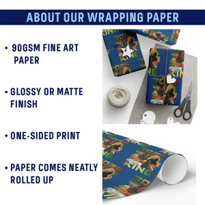 2025 And I Still Dream Like King Wrapping Paper Roll Martin Luther King Day TS11 Print Your Wear