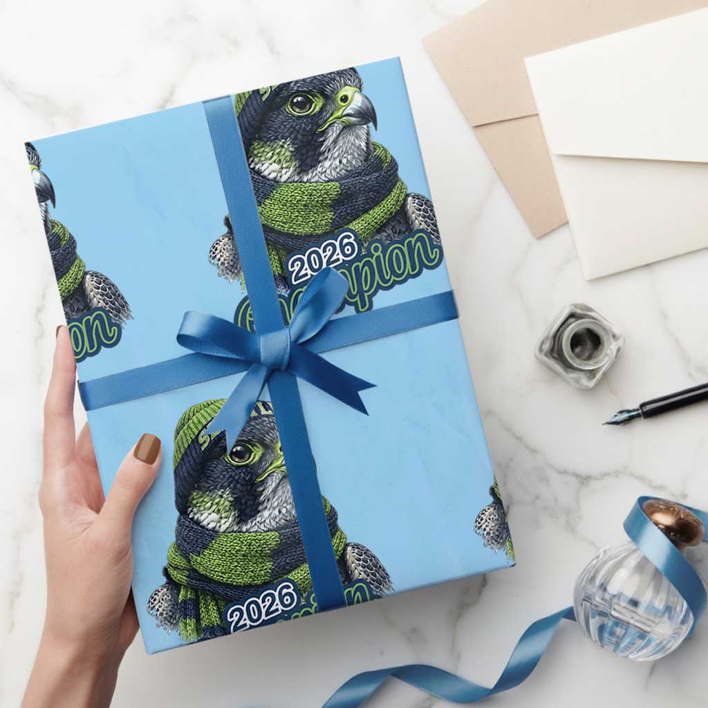 2026 Champion Pride Wrapping Paper Roll Gift For Northwest Sports Fans TS12 Light Blue Print Your Wear