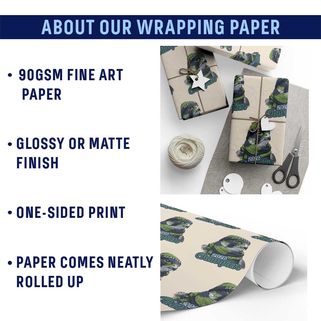 2026 Champion Pride Wrapping Paper Roll Gift For Northwest Sports Fans TS12 Print Your Wear
