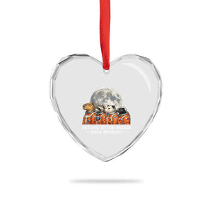 2026 Mission Lunar Orbit Animal Crew Heart Crystal Glass Ornament Funny Capybara Raccoon Opossum Skunk Astronauts TS02 Print Your Wear