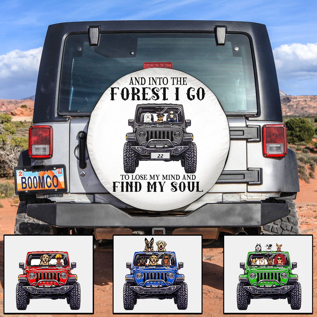 Personalized JP Tire Cover, JP Off Road And Into The Forest I Go To Lose My Mind And Find My Soul CTM Custom - Printyourwear