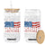 250 Years Of Service Semiquincentennial Glass Can US Military Army Birthday American Flag TS11 Black Print Your Wear