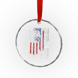 250 Years America Anniversary Flag Crystal Glass Ornament 4th of July Patriotic Independence Day TS10 Print Your Wear