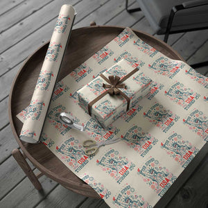 250 Years America Anniversary Statue of Liberty Wrapping Paper Roll The Summer USA Turned 250