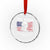 250 Years America Flag Crystal Glass Ornament George Washington 1776 2026 USA 250th Anniversary Patriotic TS10 Transparent Glass 3'' Circle Print Your Wear