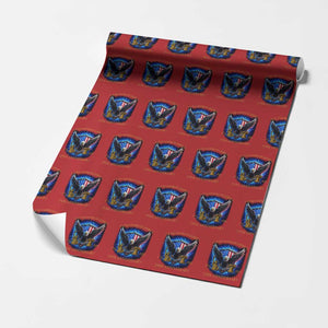 250 Years America Flag Wrapping Paper Roll Eagle 250th Anniversary USA Patriotic 1776 2026 TS10 Red Print Your Wear