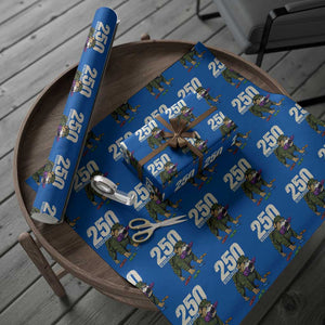250 Years Of Eating Crayons Wrapping Paper Roll Vintage Bulldog Patriotic Veteran Military Gift TS10 Blue Print Your Wear