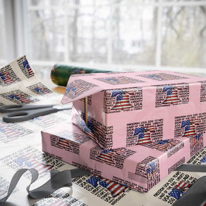 250 Years Of Freedom Wrapping Paper Roll Red White Blue Liberty Bell