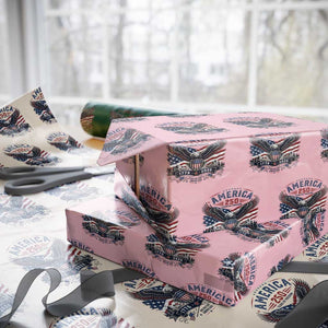 250 Years of Freedom Patriotic Eagle Wrapping Paper Roll One Nation Under God 1776-2026 250th Anniversary