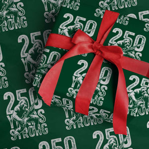 250 Years Strong Bigfoot Guitar Wrapping Paper Roll USA 250th Anniversary Gift TS12 Green Print Your Wear