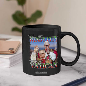 267th Pope Leo XIV Coffee Mug From The Windy City To The Vatican US Chicago Pride TS02 Print Your Wear