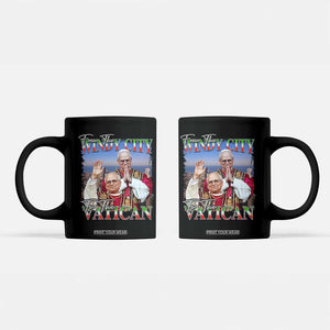 267th Pope Leo XIV Coffee Mug From The Windy City To The Vatican US Chicago Pride TS02 Black Print Your Wear