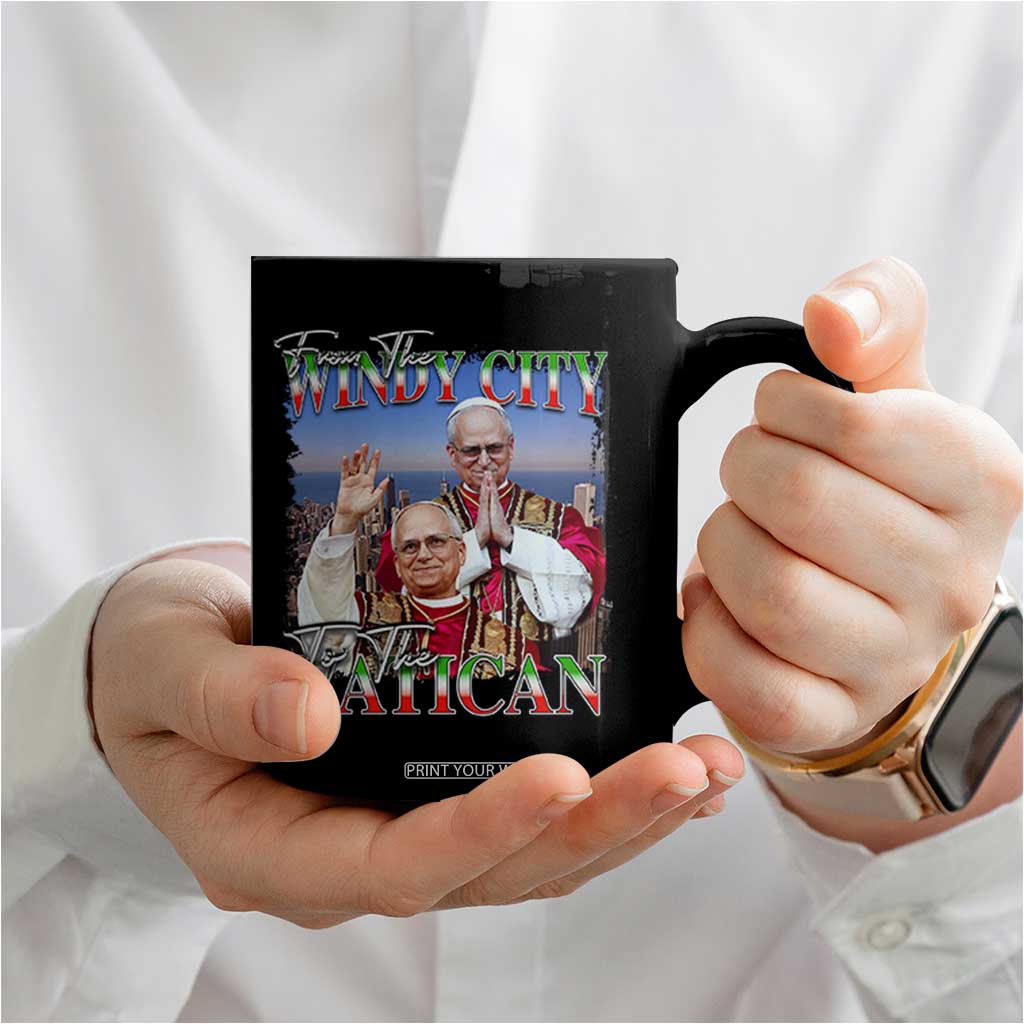 267th Pope Leo XIV Coffee Mug From The Windy City To The Vatican US Chicago Pride TS02 Print Your Wear