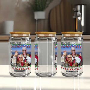 267th Pope Leo XIV Glass Can From The Windy City To The Vatican US Chicago Pride TS02 Print Your Wear