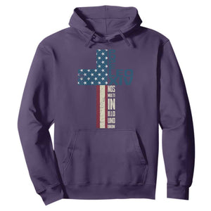 267th Pope Leo XIV Hoodie Nos Multi In Illo Uno Unum American Cross TS02 Purple Print Your Wear