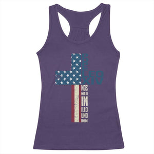 267th Pope Leo XIV Racerback Tank Top Nos Multi In Illo Uno Unum American Cross TS02 Purple Print Your Wear
