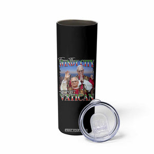 267th Pope Leo XIV Skinny Tumbler From The Windy City To The Vatican US Chicago Pride TS02 Print Your Wear
