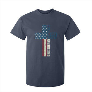 267th Pope Leo XIV T Shirt For Kid Nos Multi In Illo Uno Unum American Cross TS02 Navy Print Your Wear