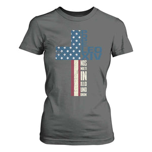 267th Pope Leo XIV T Shirt For Women Nos Multi In Illo Uno Unum American Cross TS02 Dark Heather Print Your Wear