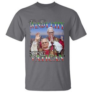267th Pope Leo XIV T Shirt From The Windy City To The Vatican US Chicago Pride TS02 Charcoal Print Your Wear
