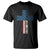 267th Pope Leo XIV T Shirt Nos Multi In Illo Uno Unum American Cross TS02 Black Print Your Wear