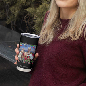 267th Pope Leo XIV Tumbler Cup From The Windy City To The Vatican US Chicago Pride TS02 Print Your Wear