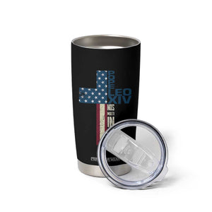 267th Pope Leo XIV Tumbler Cup Nos Multi In Illo Uno Unum American Cross TS02 Print Your Wear