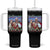 267th Pope Leo XIV Tumbler With Handle From The Windy City To The Vatican US Chicago Pride TS02 One Size: 40 oz Black Print Your Wear