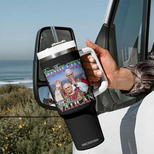 267th Pope Leo XIV Tumbler With Handle From The Windy City To The Vatican US Chicago Pride TS02 Print Your Wear