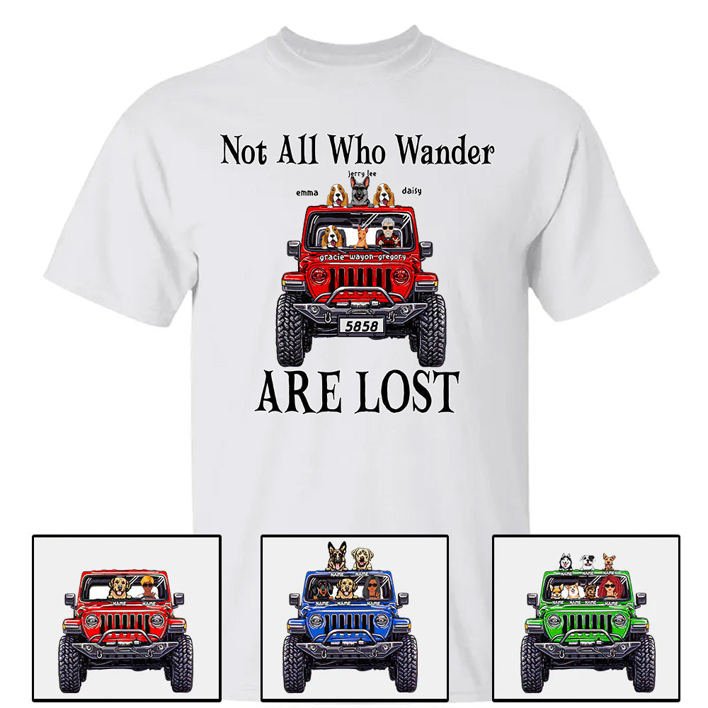 Custom Jeep Shirts, Not All Who Wander Are Lost, Jeep Dog Jeep Cat Apparel CTM00 Hoodie Youth Custom - Printyourwear