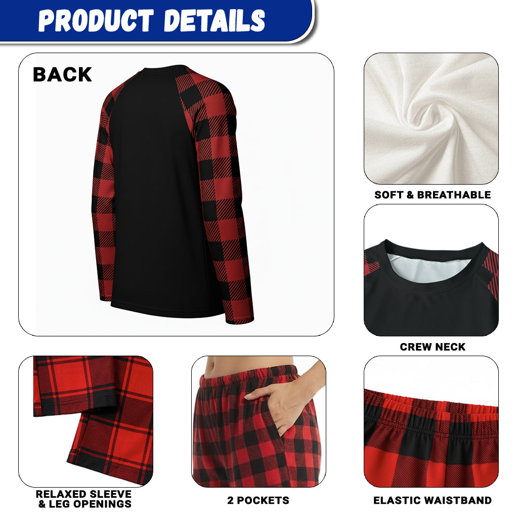 Fantasy Football Legend Plaid Pajama Set Suck It Loser Funny Champ Champion Draft TS10 Print Your Wear