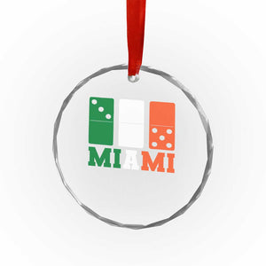 305 Miami Crystal Glass Ornament Three Zero Five Domino TS10 Print Your Wear