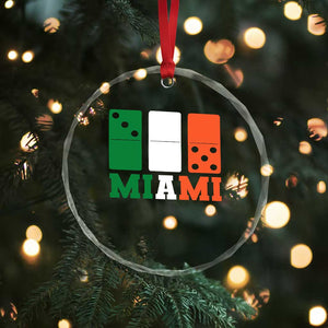 305 Miami Crystal Glass Ornament Three Zero Five Domino TS10 Print Your Wear