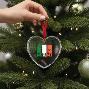 305 Miami Heart Crystal Glass Ornament Three Zero Five Domino TS10 Print Your Wear