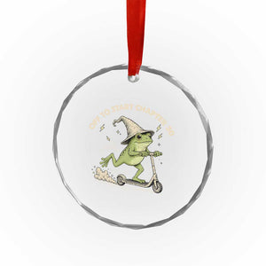 30th Birthday Frog Crystal Glass Ornament Off To Start Chapter 30 TS10 Print Your Wear