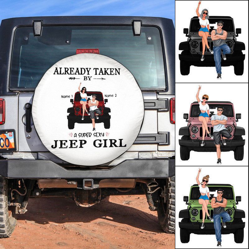 Custom JP Tire Cover With Camera Hole, Already Taken By A Supper Sexy JP Boy Or Girl Spare Tire Cover CTM Custom - Printyourwear