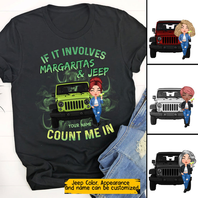 Custom JP Tee Shirts If It Involves Margaritas and JP Count Me In CTM Youth Custom - Printyourwear